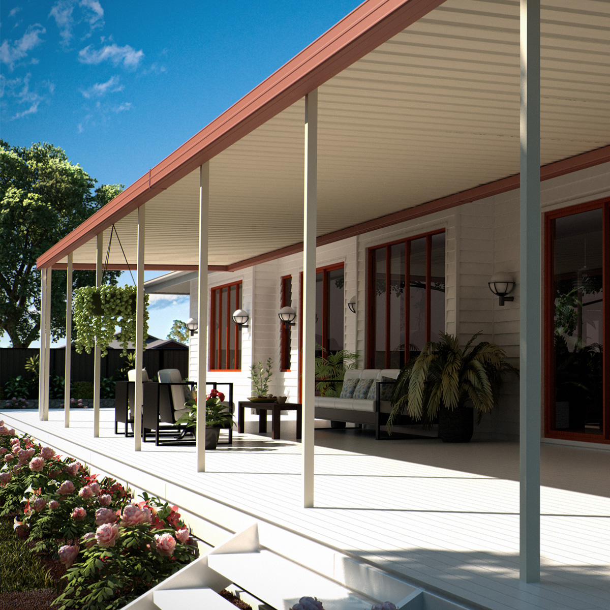 skillion patio verandah pergola