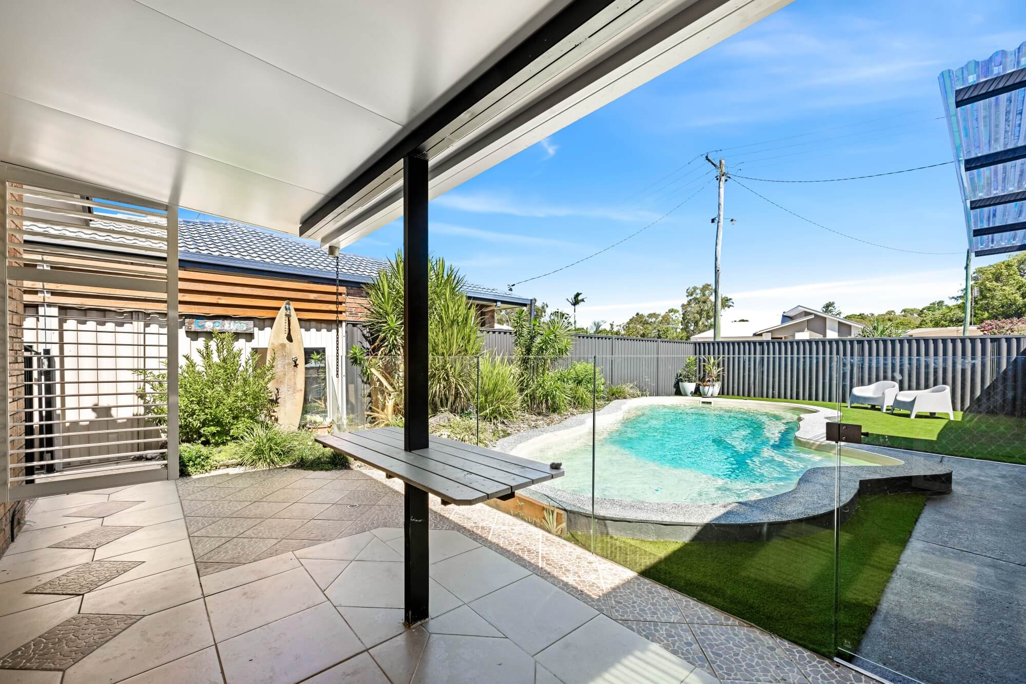 patios outdoor pool entertaining signature outdoor living