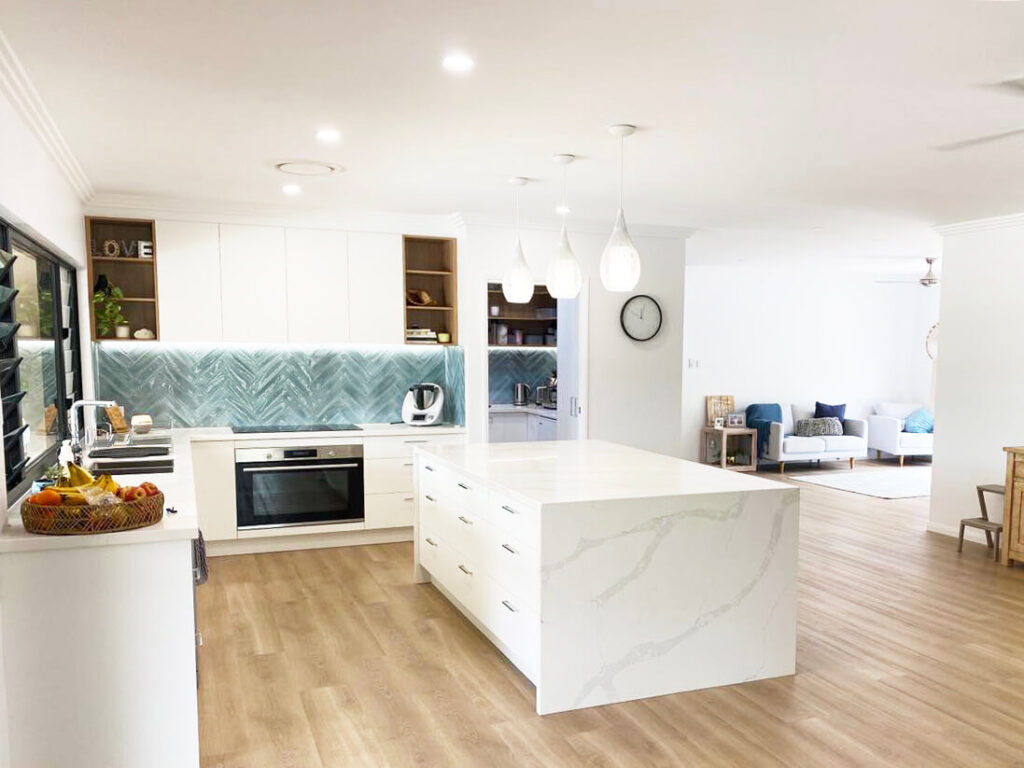 kitchen renovation completed in coolum beach by signature construction australia